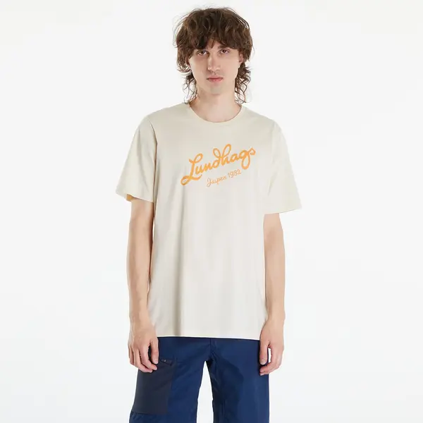 Lundhags Тениска Lundhags Järpen Logo T-Shirt M Chalk White M