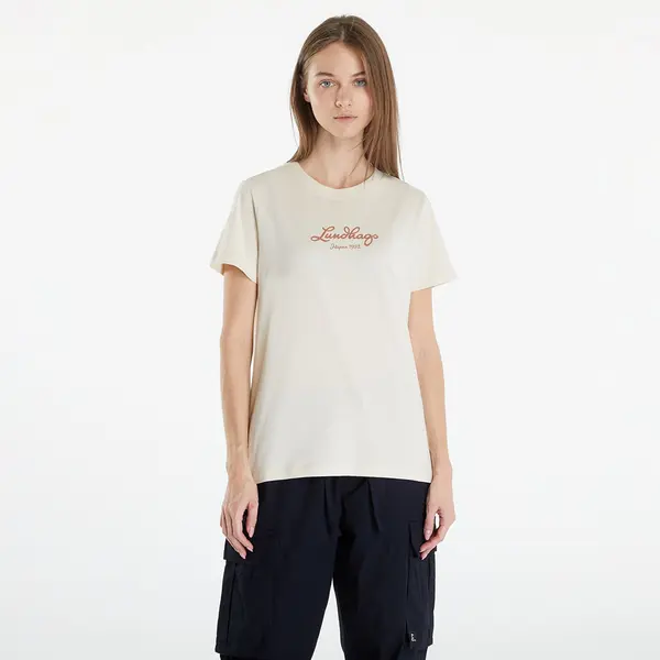 Lundhags Тениска Lundhags Järpen Logo T-Shirt W Chalk White S