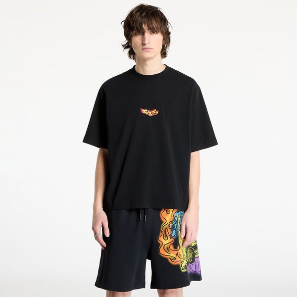 Marcelo Burlon Тениска Marcelo Burlon County Flame Boxy T-Shirt Black/ Red L