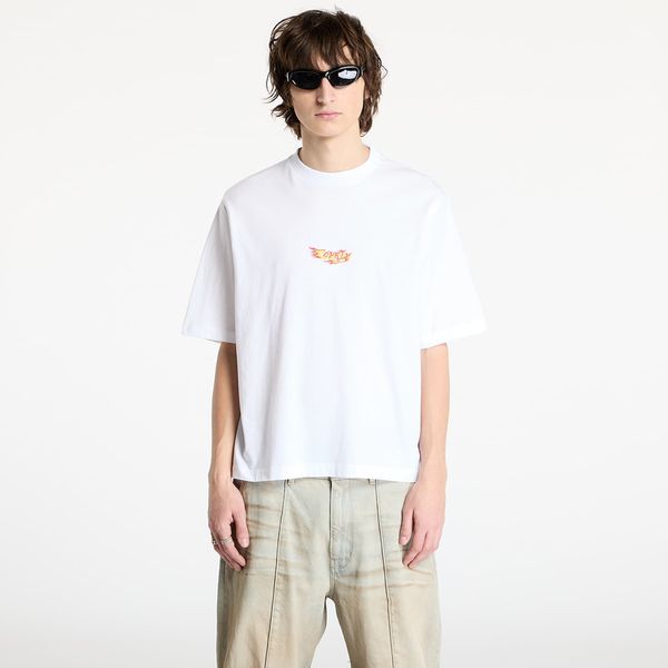 Marcelo Burlon Тениска Marcelo Burlon County Flame Boxy T-Shirt White/ Red XS