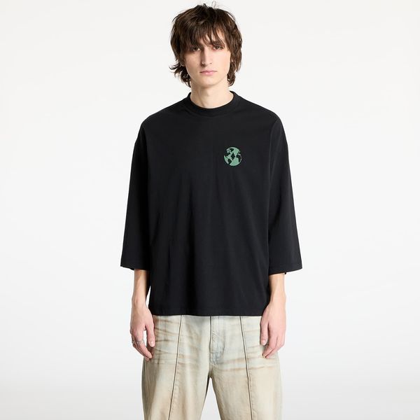 Marcelo Burlon Тениска Marcelo Burlon County Globe Loose T-Shirt Black/ Deep Green S
