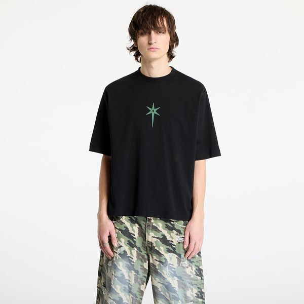 Marcelo Burlon Тениска Marcelo Burlon County Goth Boxy T-Shirt Black/ Deep Green S