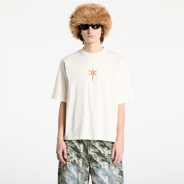 Marcelo Burlon Тениска Marcelo Burlon County Goth Boxy T-Shirt Ecru Brown L