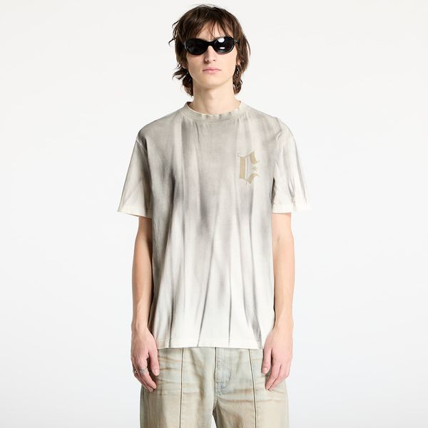 Marcelo Burlon Тениска Marcelo Burlon Headletter Spray Basic Tee Ecru Medium Grey S