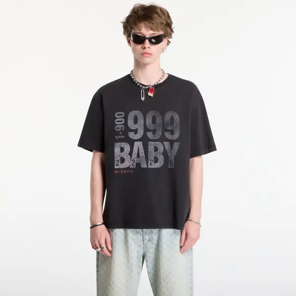 MISBHV Тениска MISBHV 999 Baby T-Shirt UNISEX Washed Black M