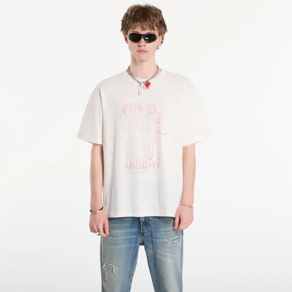 MISBHV Тениска MISBHV Devil&Angel T-Shirt UNISEX Off White L