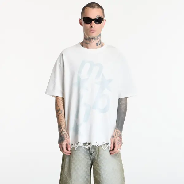 MISBHV Тениска MISBHV Distressed Mbh Star T-Shirt UNISEX Off White L