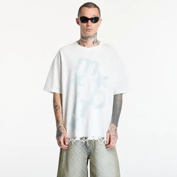 MISBHV Тениска MISBHV Distressed Mbh Star T-Shirt UNISEX Off White M