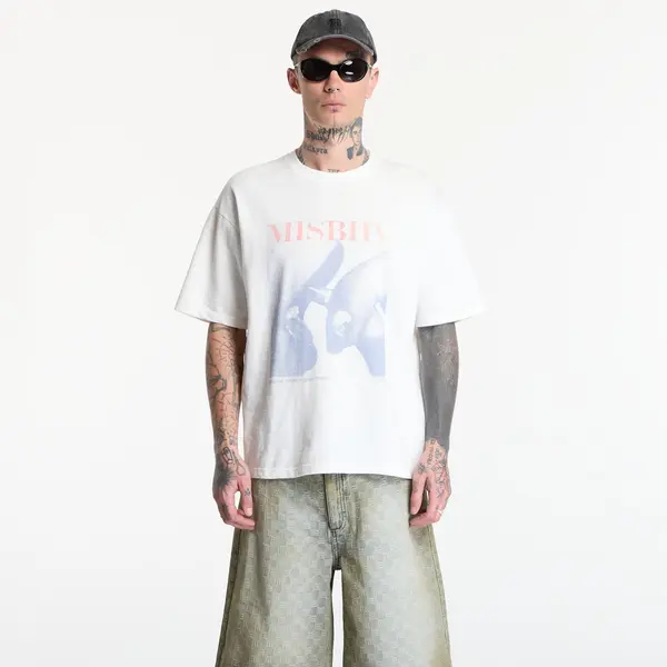 MISBHV Тениска MISBHV Lip Stick T-Shirt UNISEX Off White S