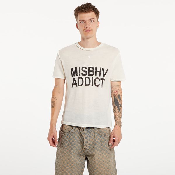 MISBHV Тениска MISBHV Misbhv Addict T-Shirt UNISEX Off White L