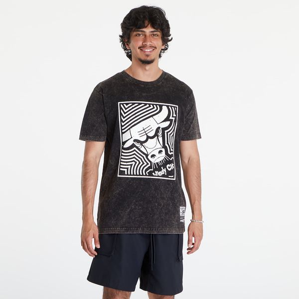 Mitchell & Ness Тениска Mitchell & Ness NBA Destination Leisure SS Premium Graphic Tee Chicago Bulls Black XL