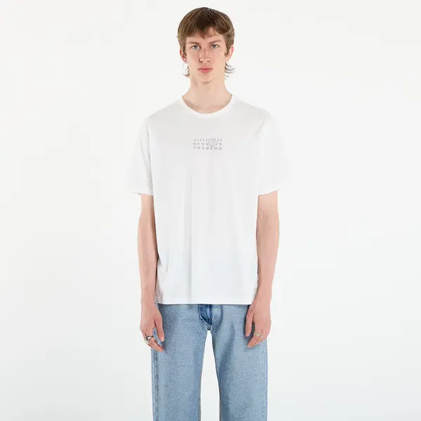 MM6 Тениска MM6 Broken Plate Print T-Shirt Off White M