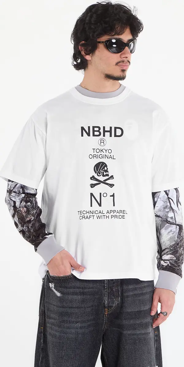 NEIGHBORHOOD Тениска NEIGHBORHOOD Nh . Tee Ss-8 White L