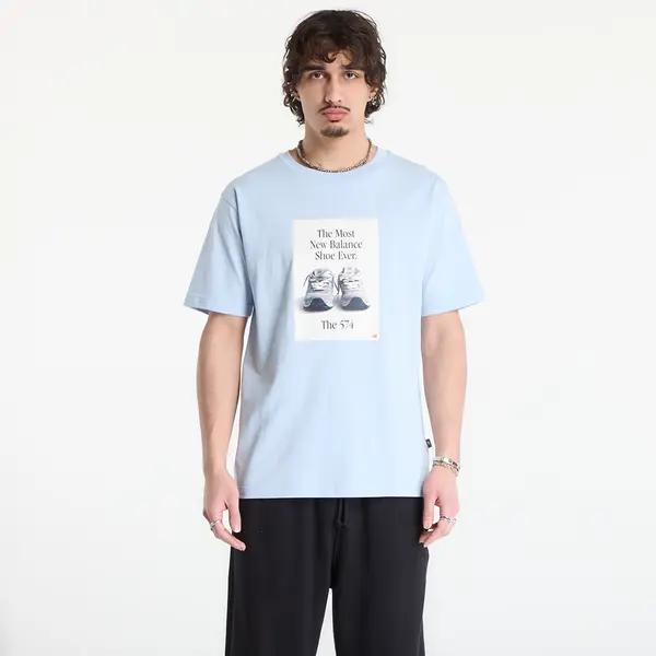 New Balance Тениска New Balance 574 Ad T-Shirt Oxford Blue S