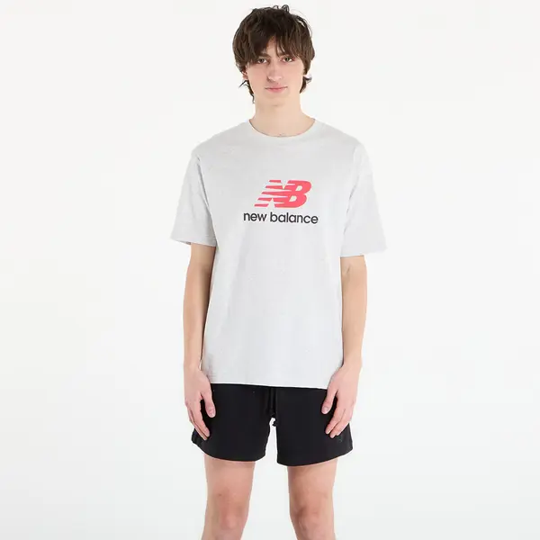 New Balance Тениска New Balance Athletics Logo T-Shirt Ash Heather S