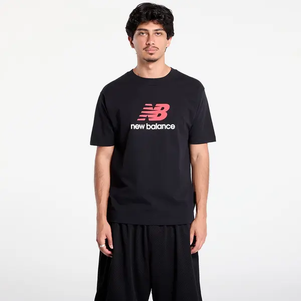 New Balance Тениска New Balance Athletics Logo T-Shirt Black L