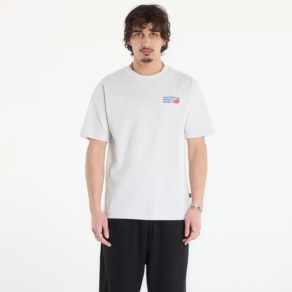 New Balance Тениска New Balance Athletics Premium Logo T-Shirt Ash Heather S