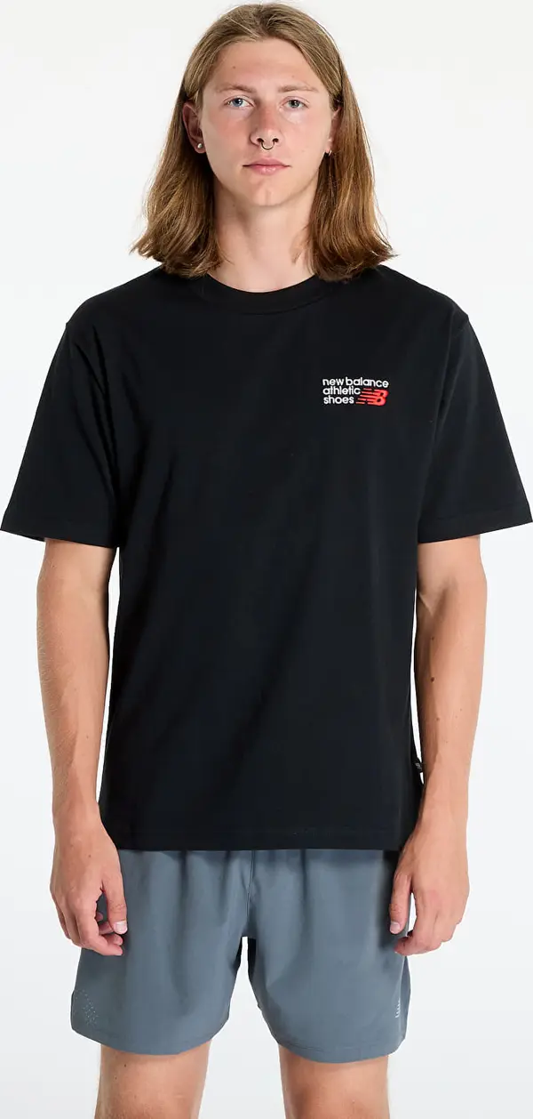 New Balance Тениска New Balance Athletics Premium Logo T-Shirt Black L