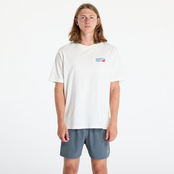 New Balance Тениска New Balance Athletics Premium Logo T-Shirt Sea Salt S