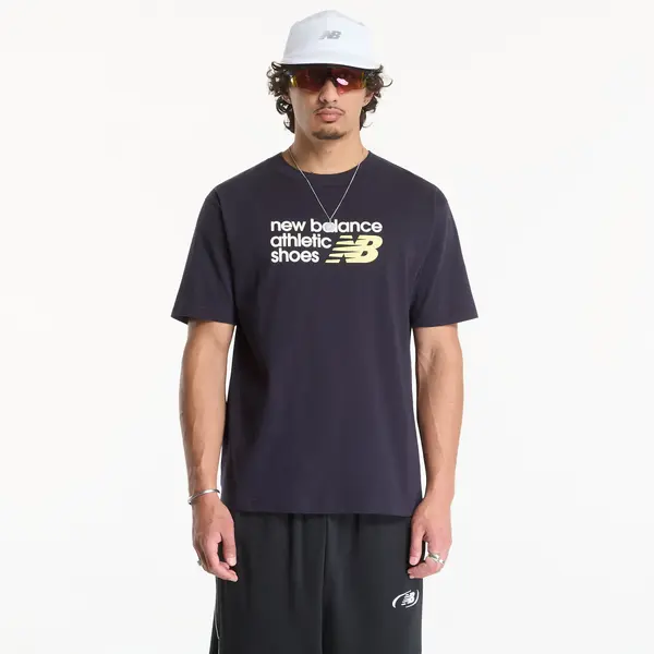 New Balance Тениска New Balance Athletics Premium Relaxed Chest Logo T-Shirt Dark Night L