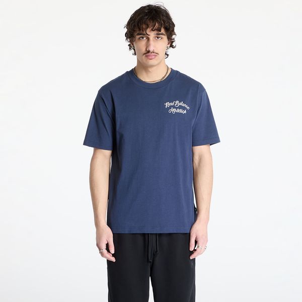New Balance Тениска New Balance Athletics Relaxed League T-Shirt Blue M