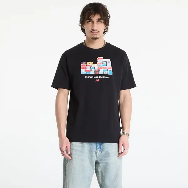 New Balance Тениска New Balance Boxes T-Shirt Black M