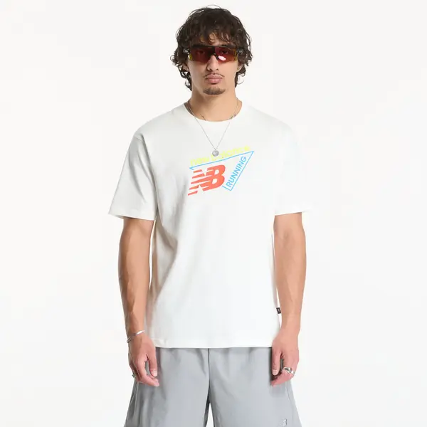 New Balance Тениска New Balance Classic Tri-Logo T-shirt Sea Salt M