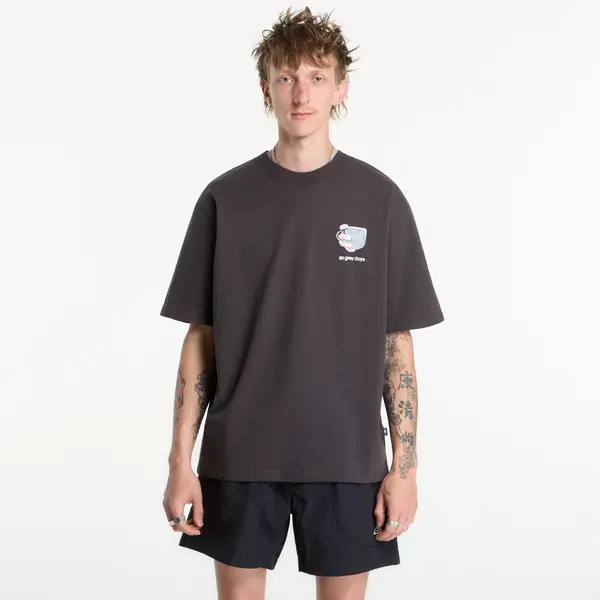 New Balance Тениска New Balance Grey Days Coffee Oversized T-Shirt Black Cement M