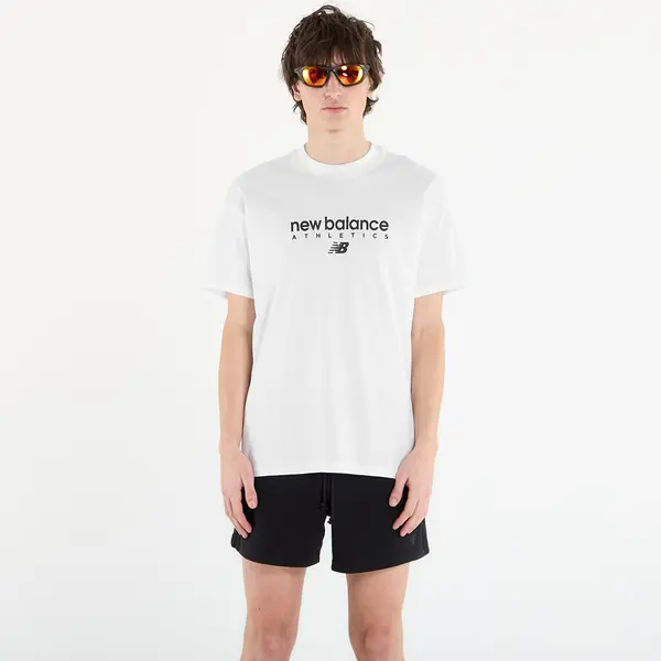 New Balance Тениска New Balance Linear Graphic T-Shirt White L