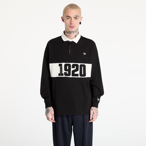 New Era Тениска New Era Drop Shoulder Rugby Shirt UNISEX Black L