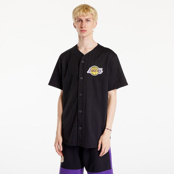 New Era Тениска New Era NBA Team Logo Jersey Los Angeles Lakers Black/ True Purple S