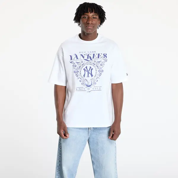 New Era Тениска New Era New York Yankees Floral Graphic Oversized Tee UNISEX White S