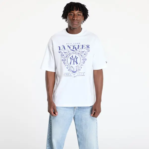 New Era Тениска New Era New York Yankees Floral Graphic Oversized Tee UNISEX White S