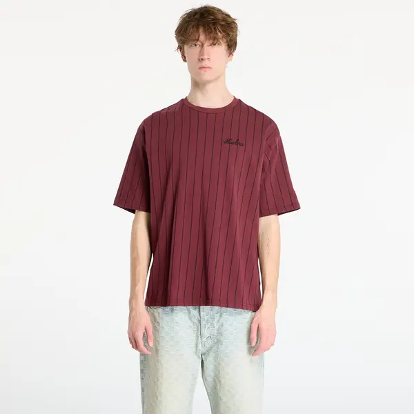 New Era Тениска New Era Pinstripe Os Tee UNISEX Frosted Burgundy XL