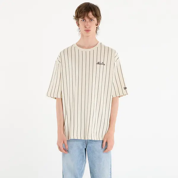New Era Тениска New Era Pinstripe Os Tee UNISEX Light Cream S