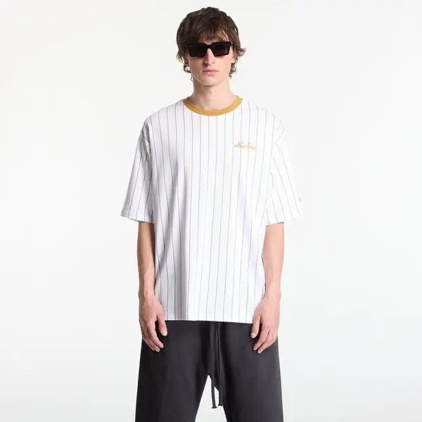 New Era Тениска New Era Pinstripe OS Tee UNISEX Optic White/ DOC S