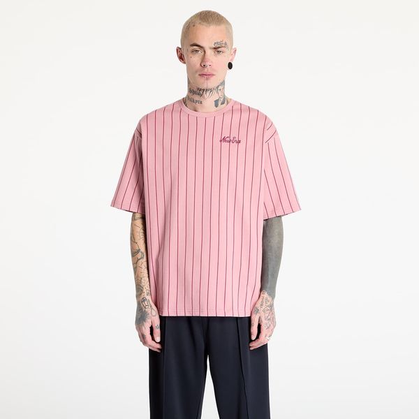 New Era Тениска New Era Pinstripe Oversized T-Shirt UNISEX Dark Pink XS