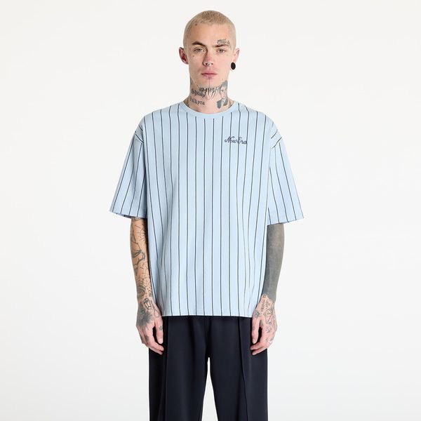 New Era Тениска New Era Pinstripe Oversized T-Shirt UNISEX Pastel Blue XS