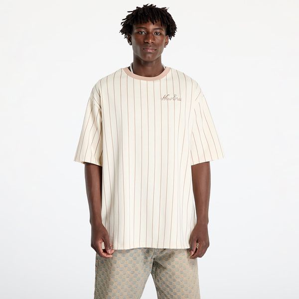 New Era Тениска New Era Pinstripe Oversized Tee UNISEX Light Cream S