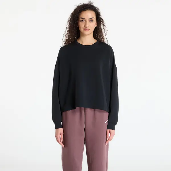 Nike Тениска Nike 24.7 ImpossiblySoft Women's Dri-FIT Oversized Crew-Neck Top Black/ Dk Smoke Grey XL