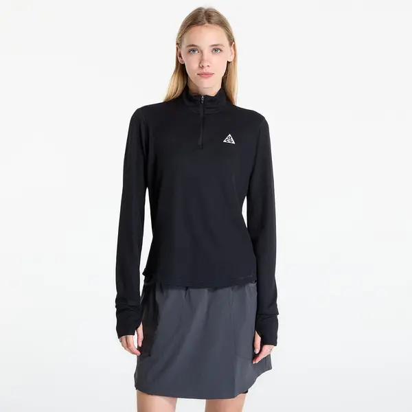 Nike Тениска Nike ACG Women's Dri-FIT 1/2-Zip Trail Running Top Black/ Black/ Summit White L