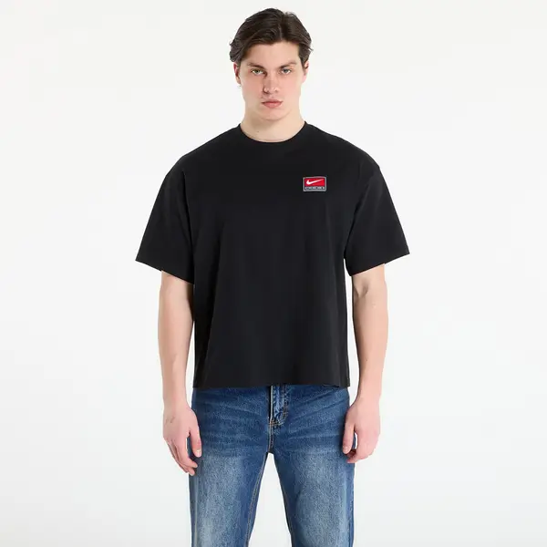 Nike Тениска Nike Life Men's Short-Sleeve Boxy Knit Top Black L