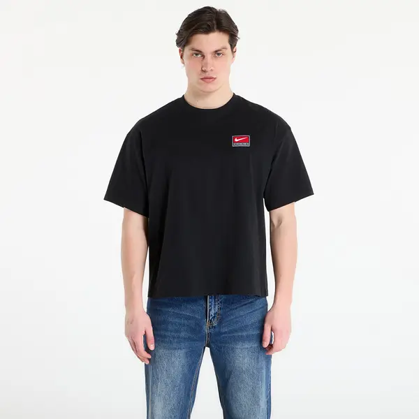 Nike Тениска Nike Life Men's Short-Sleeve Boxy Knit Top Black XL