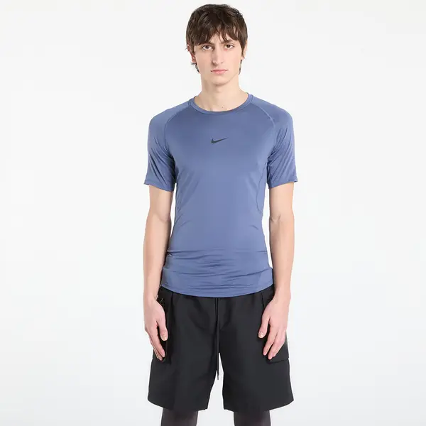 Nike Тениска Nike Pro Men's Dri-FIT Tight Short-Sleeve Fitness Top Diffused Blue/ Black L