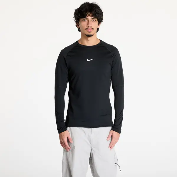 Nike Тениска Nike Pro Warm Men's Long-Sleeve Top Black/ White L