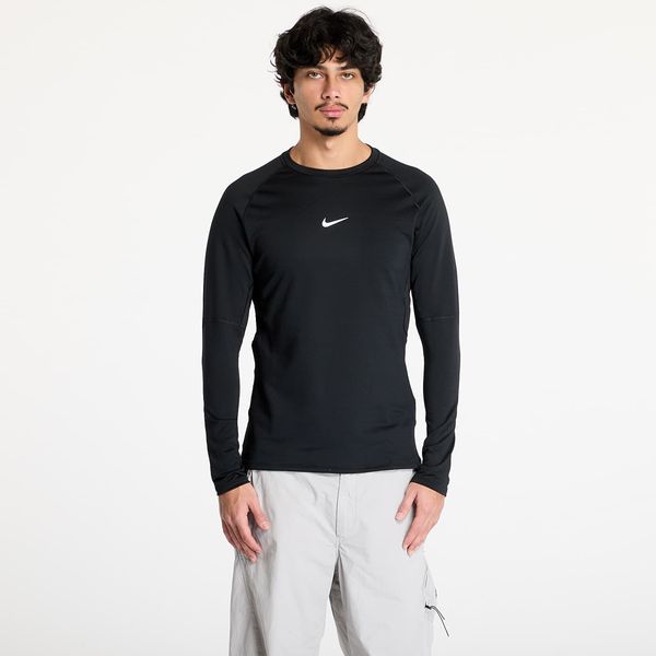 Nike Тениска Nike Pro Warm Men's Long-Sleeve Top Black/ White M