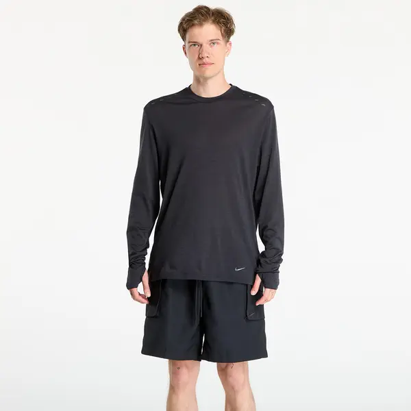 Nike Тениска Nike Run Wool Men's Dri-FIT ADV Long-Sleeve Running Top Black/ Anthracite L