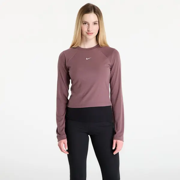 Nike Тениска Nike Sportswear Chill Knit Women's Tight Long-Sleeve Ribbed Top Tattoo/ Sail XS