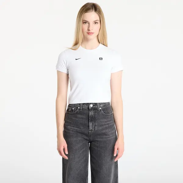 Nike Тениска Nike Sportswear Shox Women's Tight T-Shirt White M