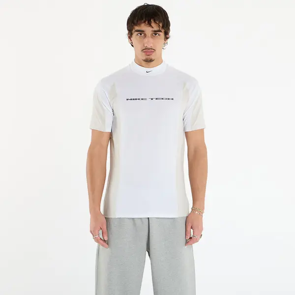 Nike Тениска Nike Tech Men's Dri-FIT Short-Sleeve Base Layer White/ Light Bone/ Light Bone/ Black XXL